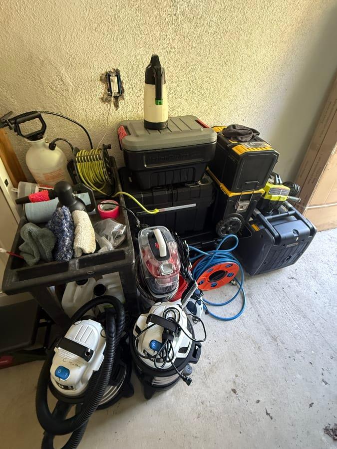 Full car detailing setup