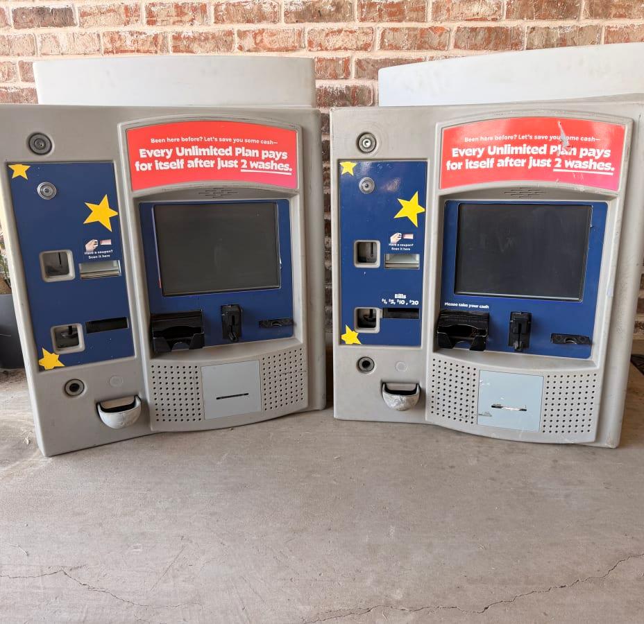 Two DRB/Unitec Portal TI+ Commercial by Car Wash Pay Stations – Tested/Booting – Pair